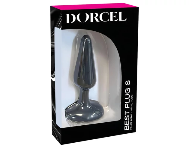 Dorcel Best Plug S - szilikon anál plug - kicsi (szürke)