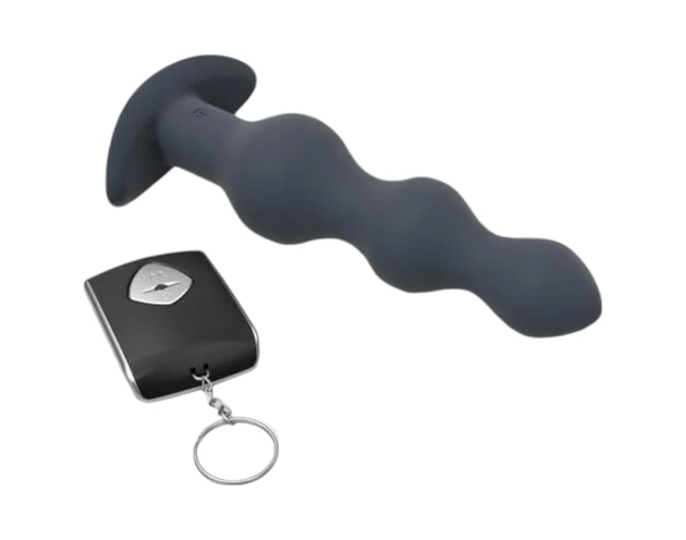Dorcel Deep Secret M - akkus, rádiós anál vibrátor (fekete)