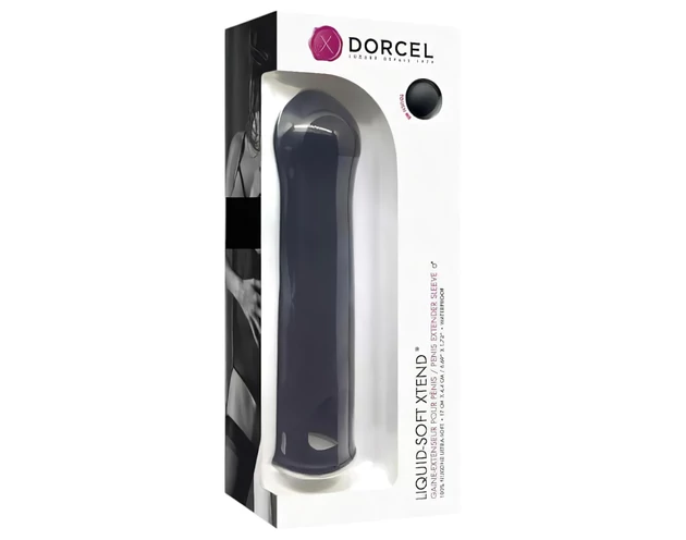 Dorcel Liquid-soft Xtend - péniszköpeny (fekete)
