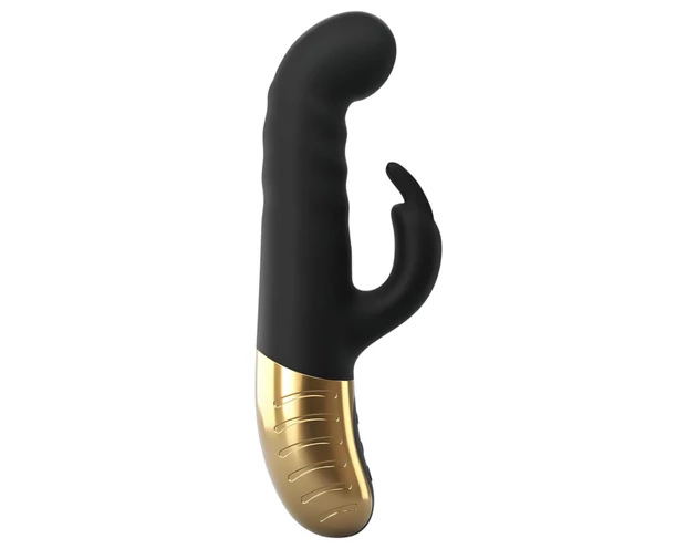 Dorcel G-stormer - akkus, lökő csiklókaros vibrátor (fekete)