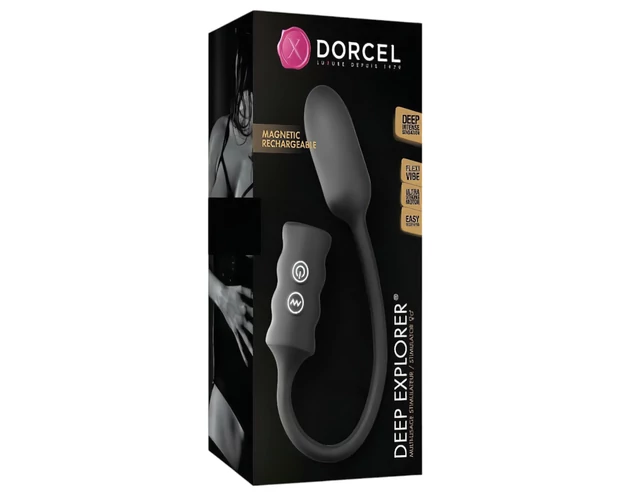 Dorcel Deep Explorer - akkus, vibrációs tojás (fekete)
