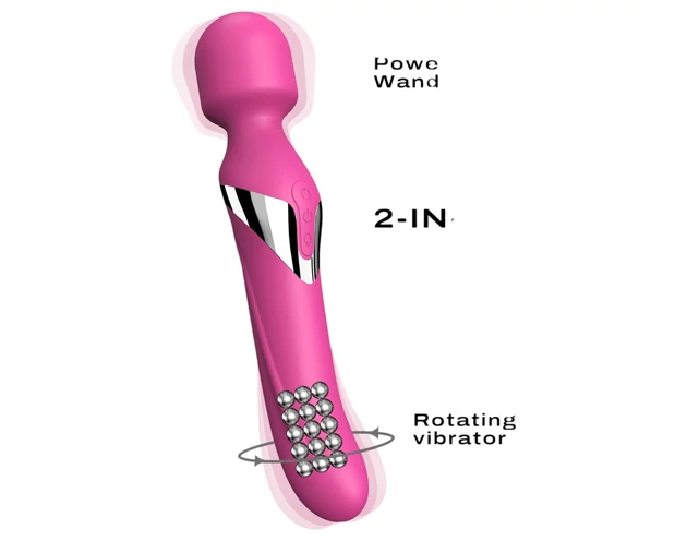 Dorcel Dual Orgasms - akkus, 2in1 masszírozó vibrátor (pink)