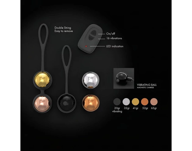 Dorcel Training Balls - rádiós, variálható gésagolyó szett