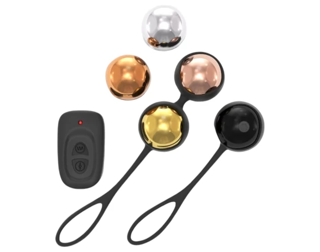 Dorcel Training Balls - rádiós, variálható gésagolyó szett