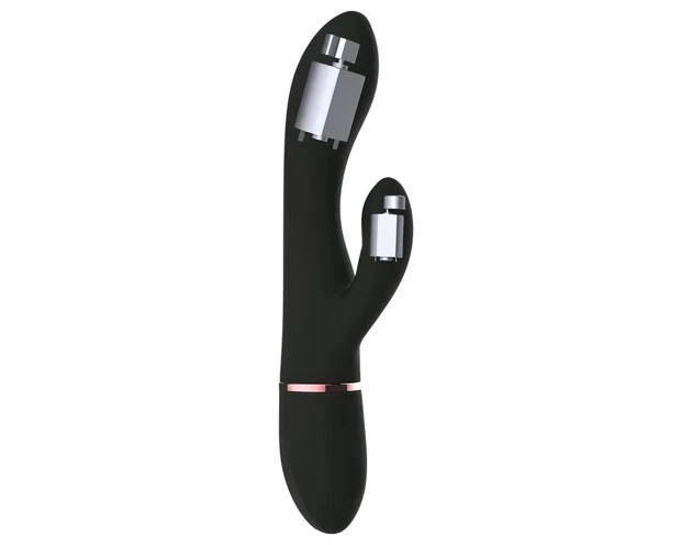 Dorcel Glam Rabbit - akkus, csiklókaros vibrátor (fekete)