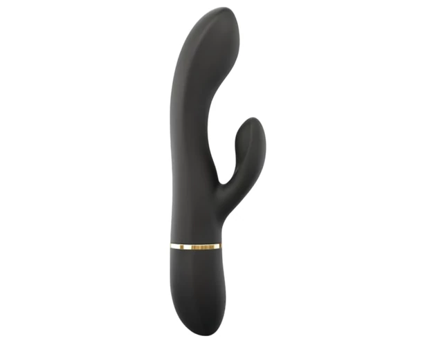 Dorcel Glam Rabbit - akkus, csiklókaros vibrátor (fekete)