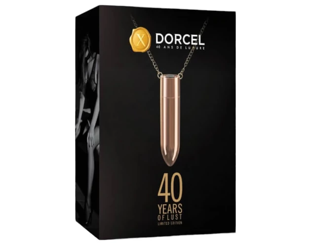 Dorcel - akkus, vízálló vibrátor nyaklánc (rosegold)