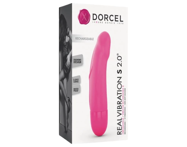 Dorcel Real Vibration S 2.0 - akkus vibrátor (pink)