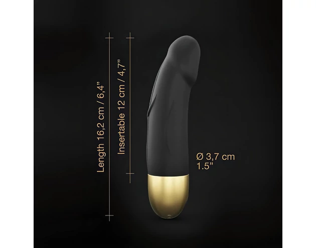 Dorcel Real Vibration S 2.0 - akkus vibrátor (fekete-arany)