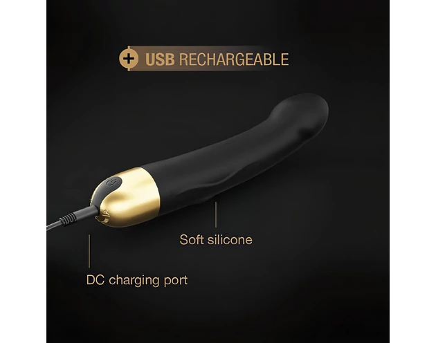 Dorcel Real Vibration M 2.0 - akkus vibrátor (fekete-arany)