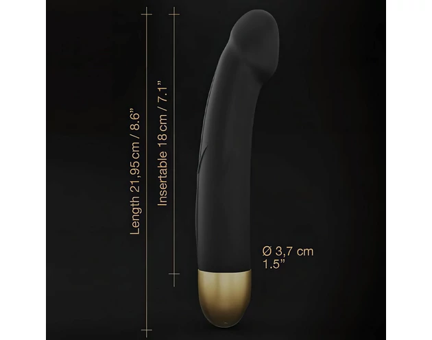 Dorcel Real Vibration M 2.0 - akkus vibrátor (fekete-arany)