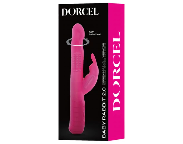 Dorcel Baby Rabbit 2.0 - akkus, csiklókaros vibrátor (pink)