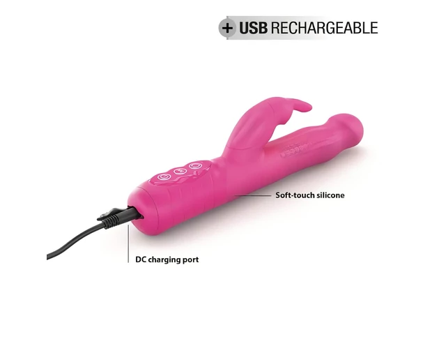 Dorcel Baby Rabbit 2.0 - akkus, csiklókaros vibrátor (pink)