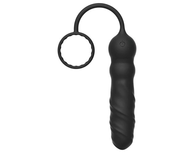 Dorcel Deep Seeker - akkus, rádiós anál vibrátor (fekete)