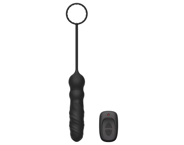 Dorcel Deep Seeker - akkus, rádiós anál vibrátor (fekete)