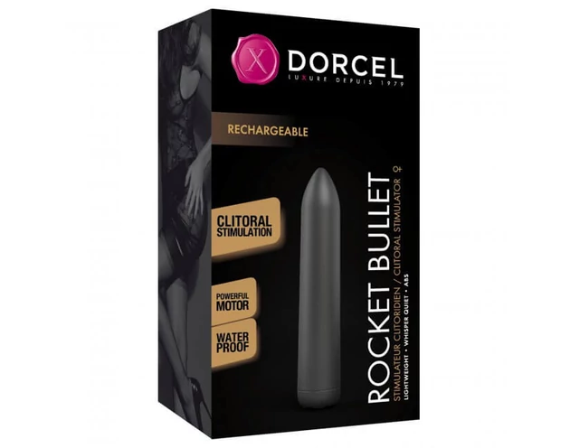 Dorcel Rocket Bullet - akkus rúdvibrátor (fekete)