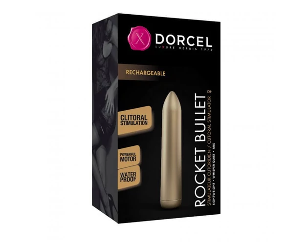 Dorcel Rocket Bullet - akkus rúdvibrátor (arany)