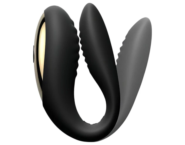 Dorcel Perfect Lover - akkus rádiós párvibrátor (fekete)