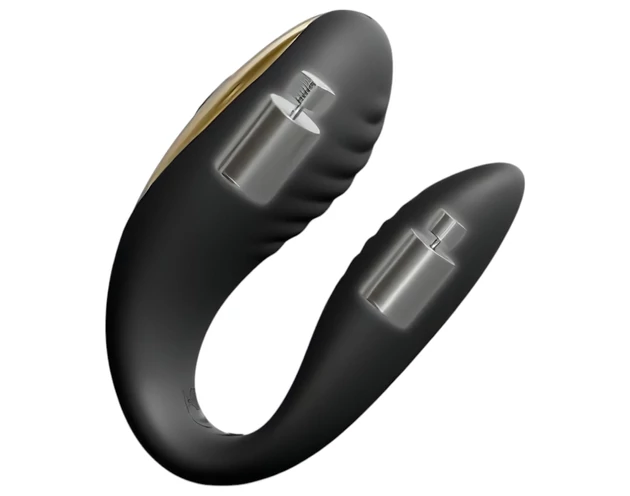 Dorcel Perfect Lover - akkus rádiós párvibrátor (fekete)