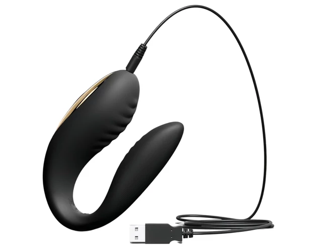 Dorcel Perfect Lover - akkus rádiós párvibrátor (fekete)