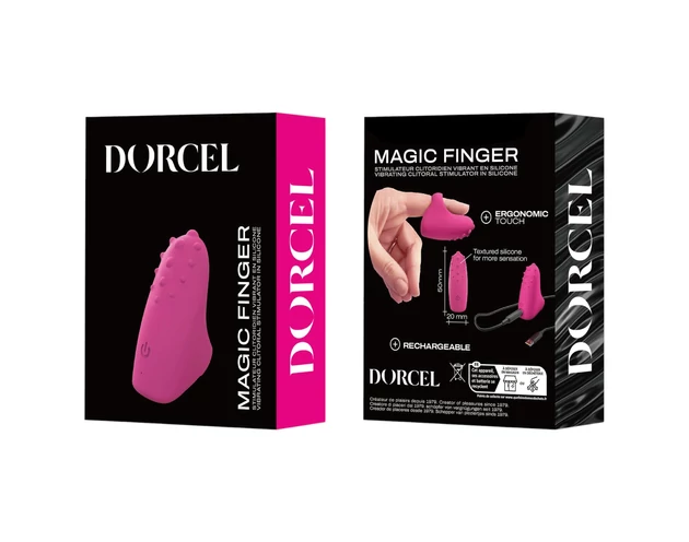 Dorcel Magic Finger - akkus, ujjvibrátor (pink)