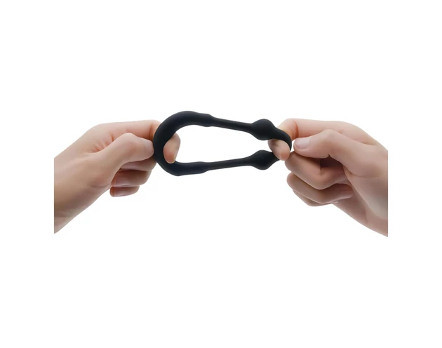 Dorcel Stronger Ring - fém betétes péniszgyűrű (fekete)