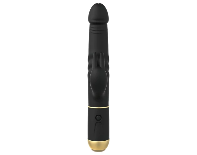 Dorcel Furious Rabbit 2.0 - lökő csiklókaros vibrátor (fekete)