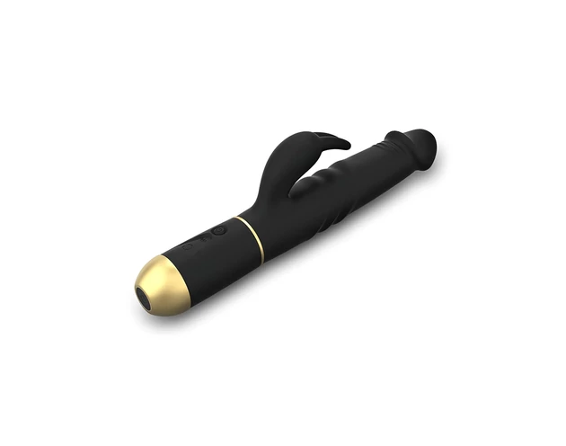 Dorcel Furious Rabbit 2.0 - lökő csiklókaros vibrátor (fekete)