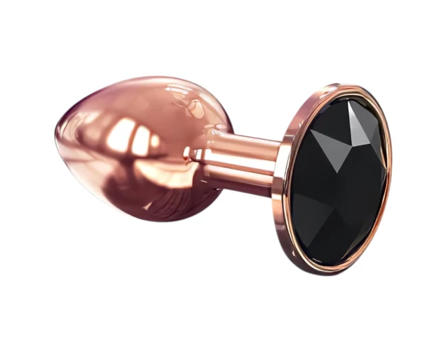 Dorcel Diamond Plug S - alumínium anál plug - kicsi (rózsaarany)