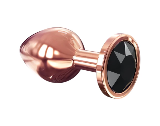 Dorcel Diamond Plug M - alumínium anál plug (rosegold)