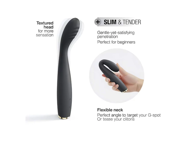 Dorcel G-slim - akkus, G-pont vibrátor (fekete)