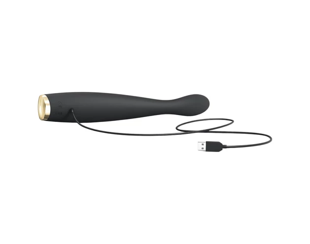 Dorcel G-slim - akkus, G-pont vibrátor (fekete)