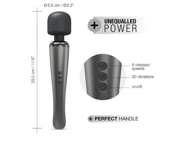 Dorcel Megawand - akkus masszírozó vibrátor (ezüst)