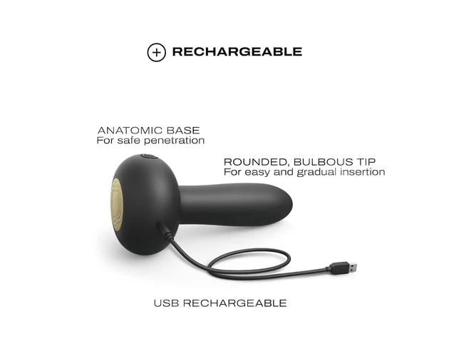 Dorcel Deep Thrust - lökő vibrátor (fekete)