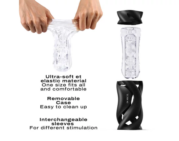 Dorcel Deep Blow - manuális szívó maszturbátor tokban