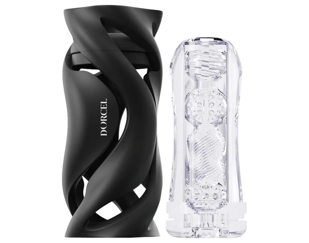 Dorcel Deep Blow - manuális szívó maszturbátor tokban