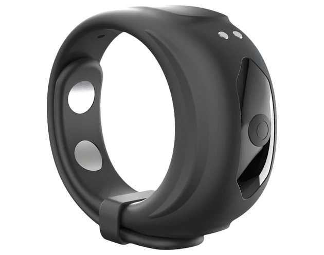 Dorcel - vibrációs, állítható péniszgyűrű (fekete)