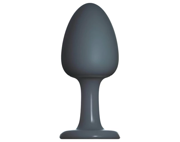 Dorcel Geisha Plug M - golyós anál plug (fekete)