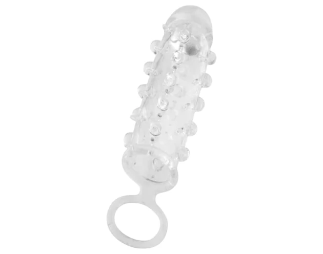 Dorcel Mr. Orgasm - gömbös péniszköpeny (átlátszó)