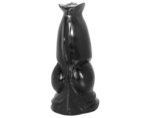 AnimHole Wolf - farkas pénisz dildó - 21cm (fekete)