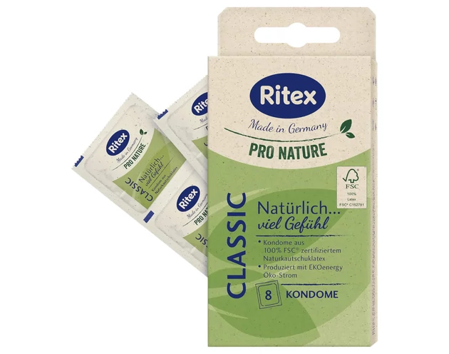 RITEX Pro Nature Classic - óvszer (8db)