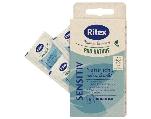 RITEX Pro Nature Sensitive - óvszer (8db)