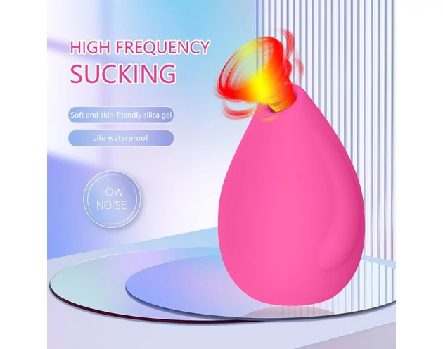 Mrow - akkus, vízálló léghullámos csiklóizgató (pink)