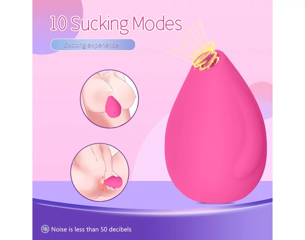 Mrow - akkus, vízálló léghullámos csiklóizgató (pink)