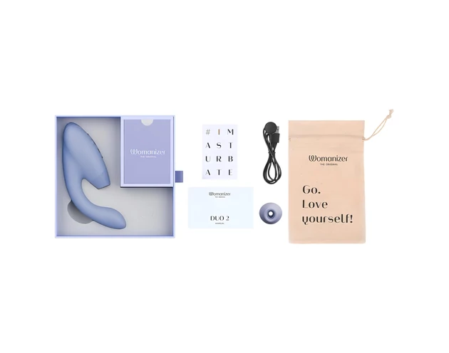 Womanizer Duo 2 - 2in1 G-pont vibrátor (lila)