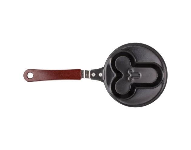 Pénisz formájú tükörtojás serpenyő