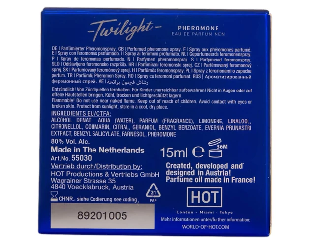 HOT Twilight - feromon parfüm férfiaknak (15ml) - illatos