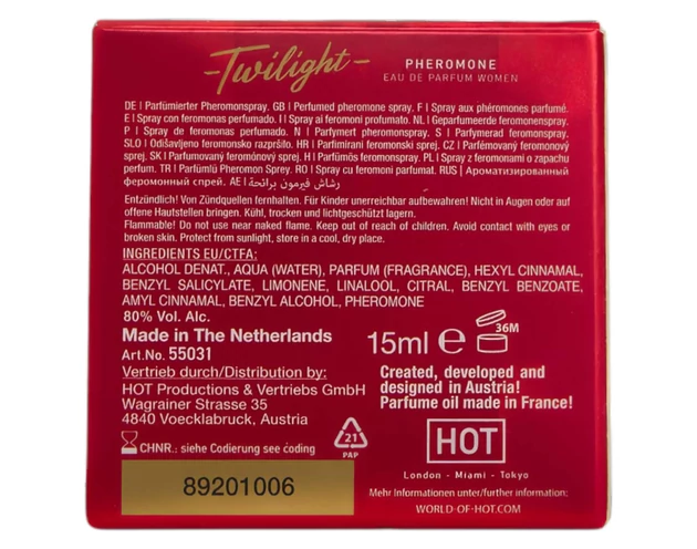 HOT Twilight - feromon parfüm nőknek (15ml) - illatos