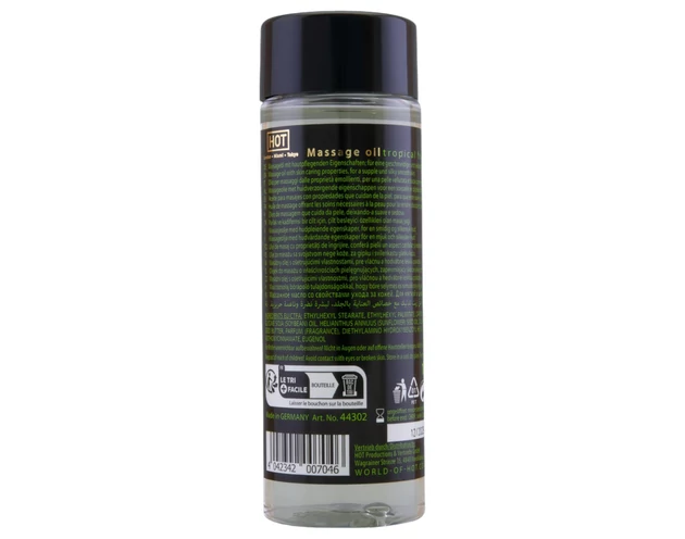 HOT bőrápoló masszázsolaj - trópusi gyümölcs (100ml)