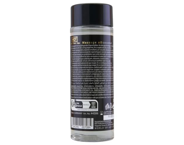 HOT bőrápoló masszázsolaj - kókusz (100ml)